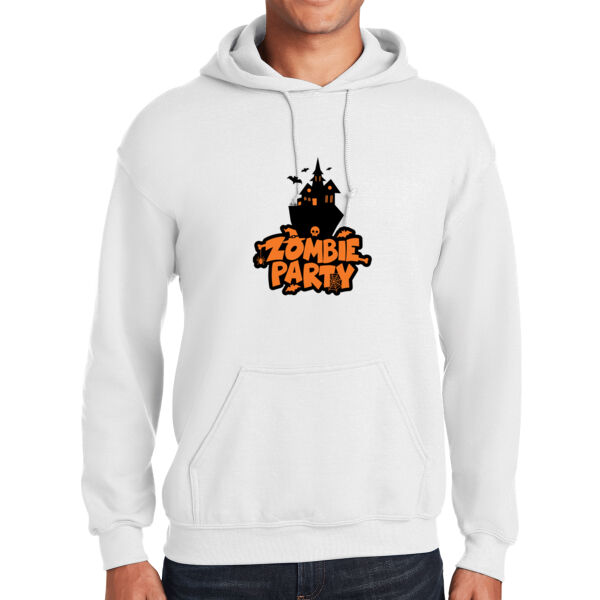 Zombie Party - Unisex Adult Fleece Hooded Sweatshirt Thumbnail