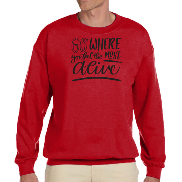 Most Alive - Unisex Adult Fleece Crew Sweatshirt Thumbnail