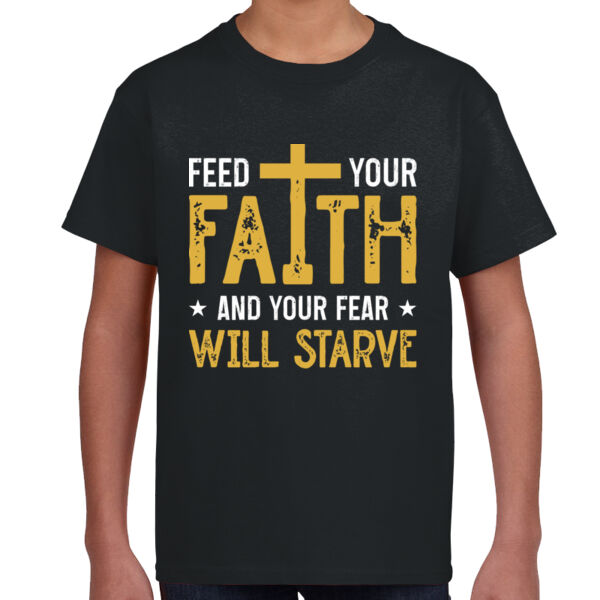 Feed Your Faith  - Unisex Youth T -Shirt Thumbnail