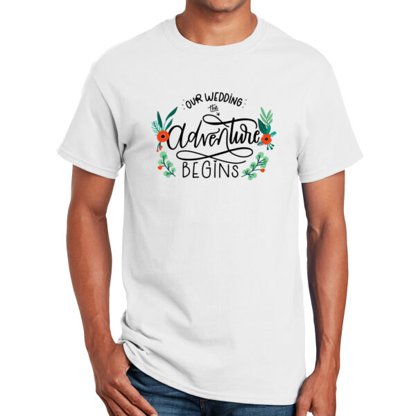 Adventure Begins - Adult Unisex T - Shirt Thumbnail