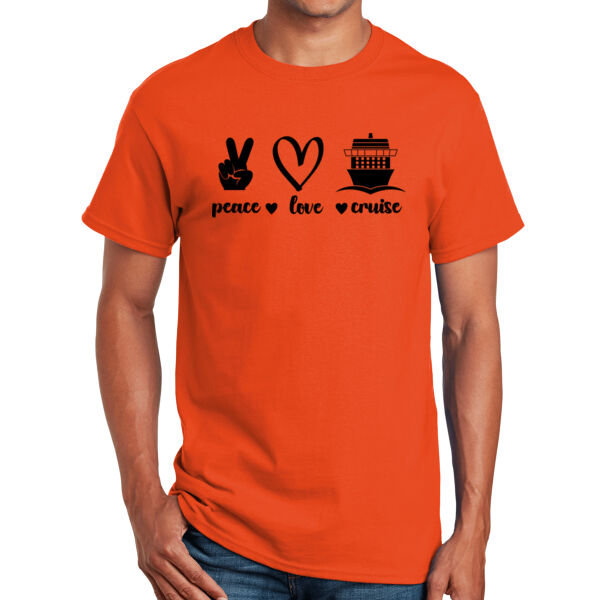Peace Love Cruise - Adult Unisex T - Shirt Thumbnail