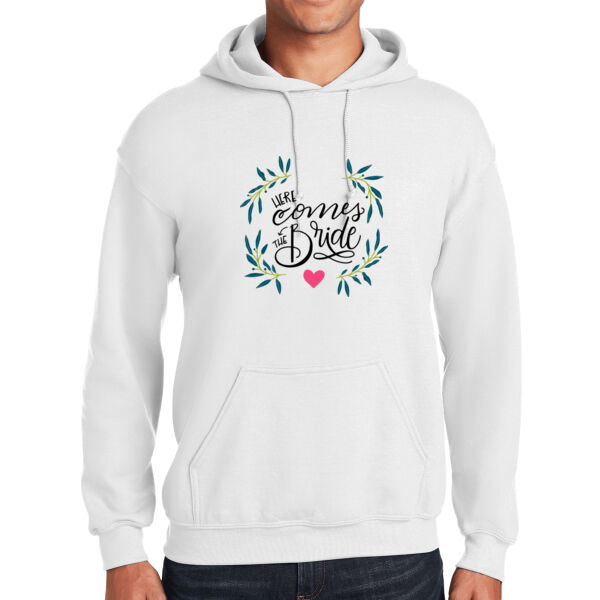 Here Comes the Bride - Unisex Adult Fleece Hooded Sweatshirt Thumbnail