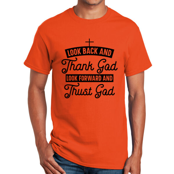 Look Back and Thank God - Unisex Adult T-Shirt Thumbnail