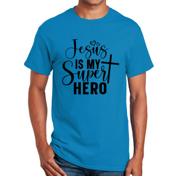 Jesus is My Superhero - Unisex Adult T -Shirt - Unisex Adult T-Shirt Thumbnail