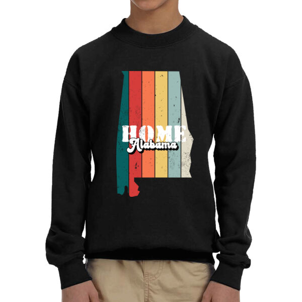 Alabama - Youth Fleece Crew Sweatshirt Thumbnail