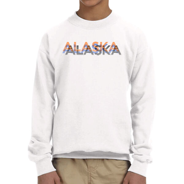 Alaska - Youth Fleece Crew Sweatshirt Thumbnail