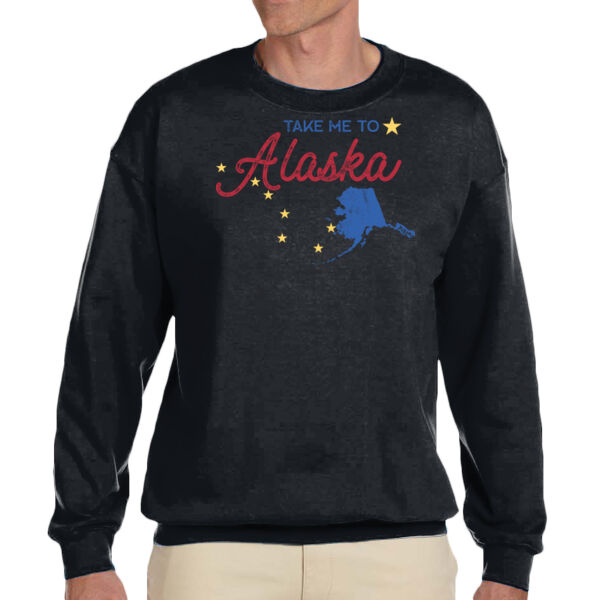 Alaska - Unisex Adult Fleece Crew Sweatshirt Thumbnail