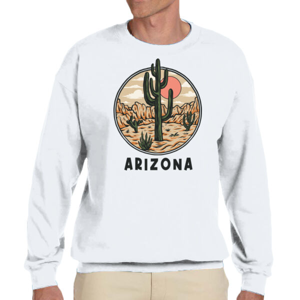 Arizona - Unisex Adult Fleece Crew Sweatshirt Thumbnail