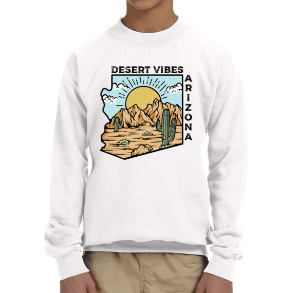 Arizona - Youth Fleece Crew Sweatshirt Thumbnail