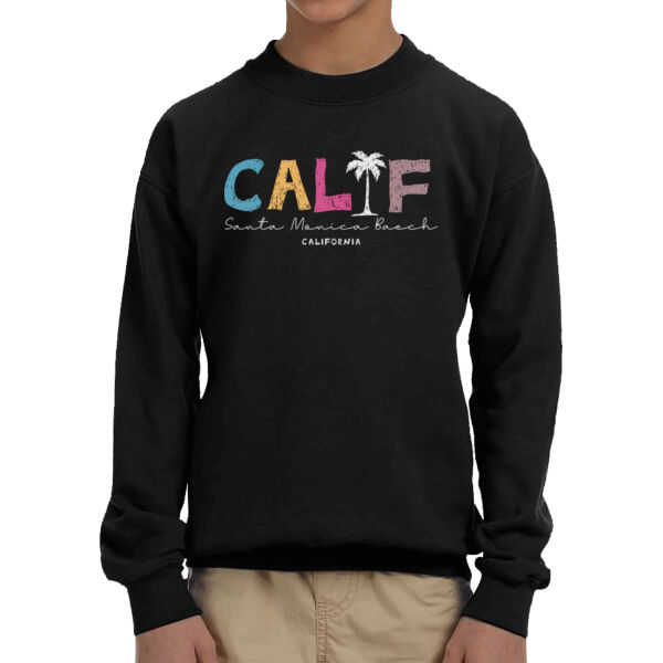 California - Youth Fleece Crew Sweatshirt Thumbnail