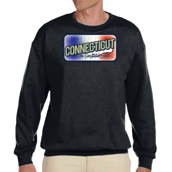 Connecticut - Unisex Adult Fleece Crew Sweatshirt Thumbnail