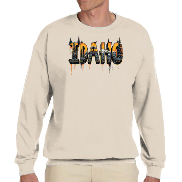 Idaho - Unisex Adult Fleece Crew Sweatshirt Thumbnail