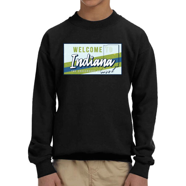 Indiana - Youth Fleece Crew Sweatshirt Thumbnail