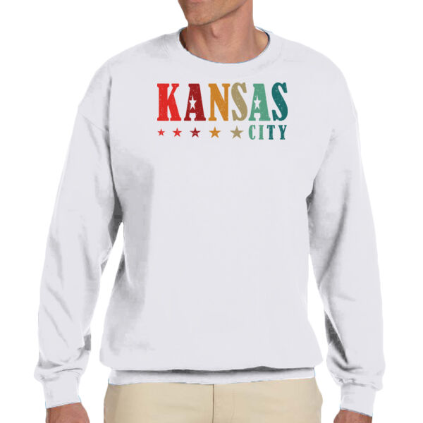 Kansas - Unisex Adult Fleece Crew Sweatshirt Thumbnail