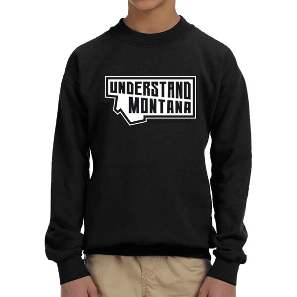 Montana - Youth Fleece Crew Sweatshirt Thumbnail