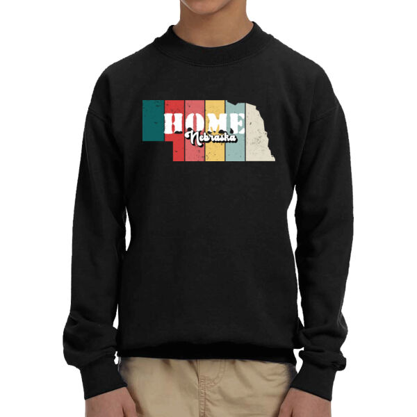 Nebraska - Youth Fleece Crew Sweatshirt Thumbnail