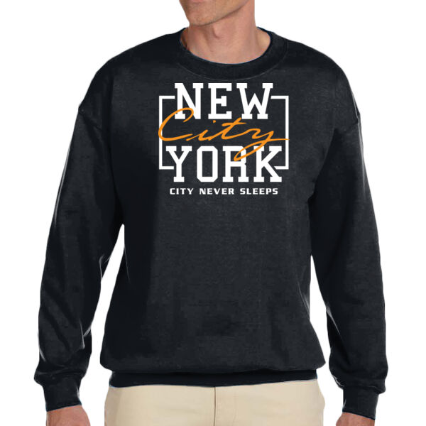 New York - Unisex Adult Fleece Crew Sweatshirt Thumbnail