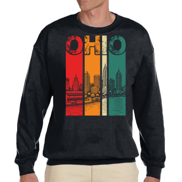 Ohio - Unisex Adult Fleece Crew Sweatshirt Thumbnail