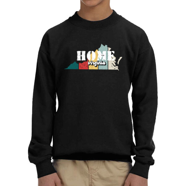 Virginia - Youth Fleece Crew Sweatshirt Thumbnail