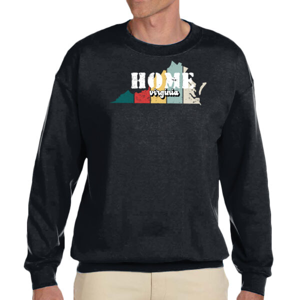 Virginia - Unisex Adult Fleece Crew Sweatshirt Thumbnail