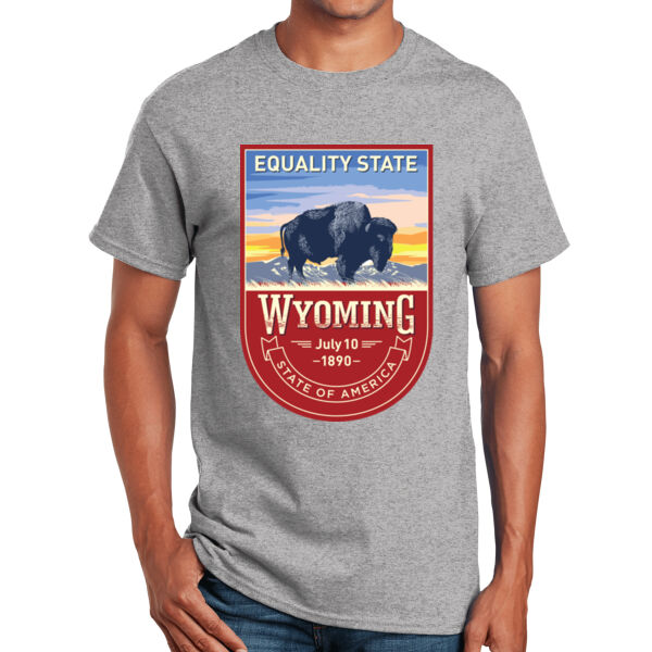 Wyoming - Adult Unisex T - Shirt Thumbnail