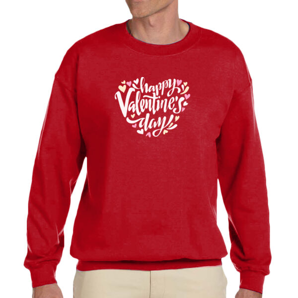 Valentines - Adult Unisex Fleece Crew Sweatshirt Thumbnail