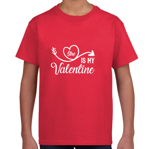She's My Valentine - Youth Unisex T - Shirt Thumbnail