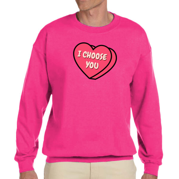 I Choose You - Adult Unisex Fleece Crew Sweatshirt Thumbnail