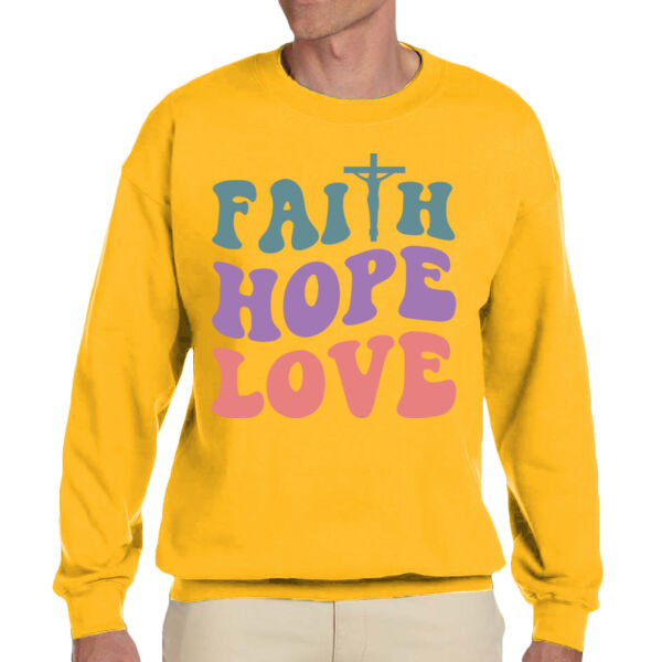 Faith Hope Love  - Unisex Youth T -Shirt Thumbnail