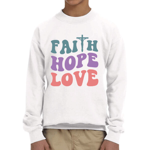 Faith Hope Love - Unisex Adult T-Shirt Thumbnail