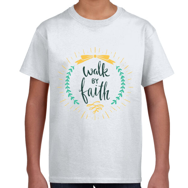 Walk By Faith  - Unisex Youth T -Shirt Thumbnail