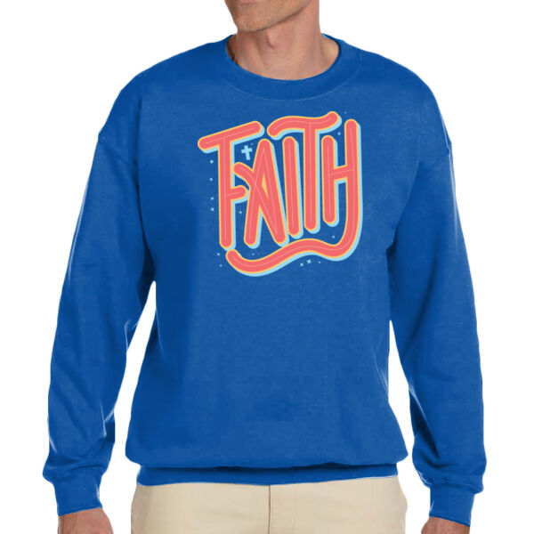 Faith - Unisex Adult Fleece Crew Sweatshirt Thumbnail