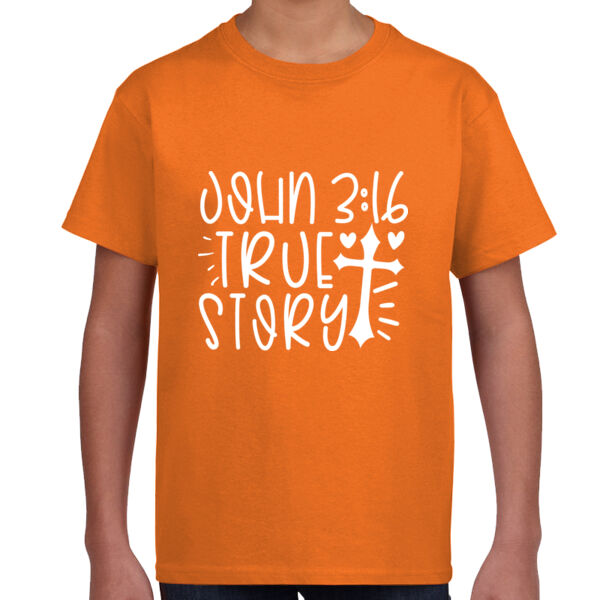 Jhon 3:16 True Story  - Unisex Youth T -Shirt Thumbnail