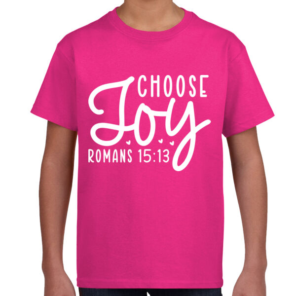 Choose Joy Romans 15:13  - Unisex Youth T -Shirt Thumbnail