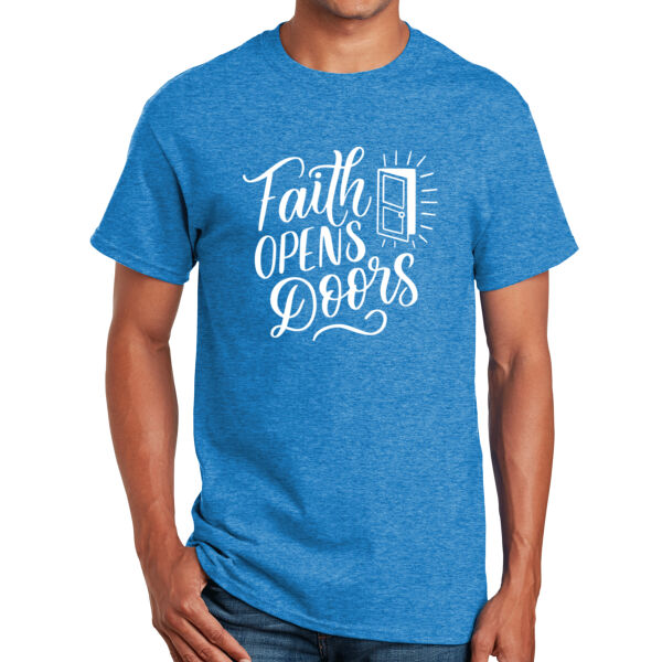 Faith Opens Doors - Unisex Adult T-Shirt Thumbnail