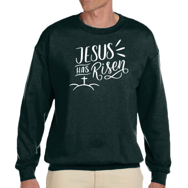 Jesus Has Risen - Unisex Adult Fleece Crew Sweatshirt Thumbnail