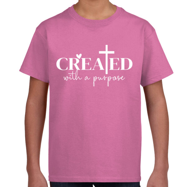 Created With a Purpose - Unisex Youth T -Shirt Thumbnail
