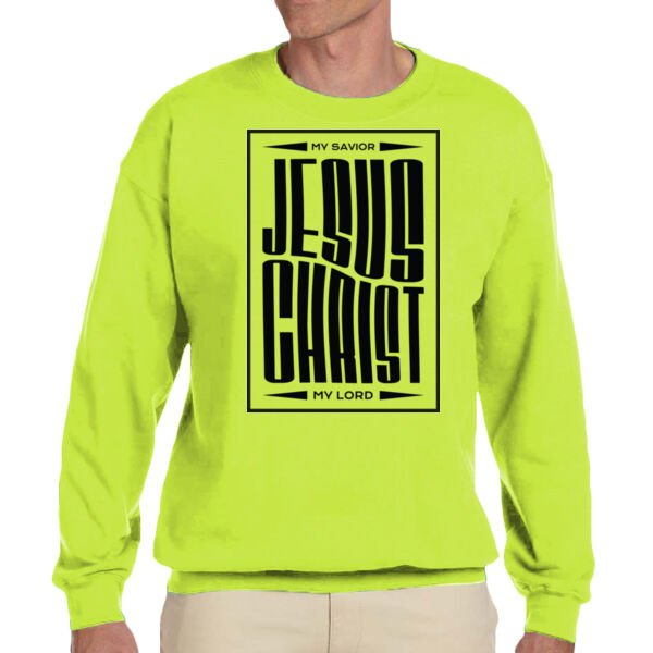 God Loves You - Unisex Adult Fleece Crew Sweatshirt Thumbnail