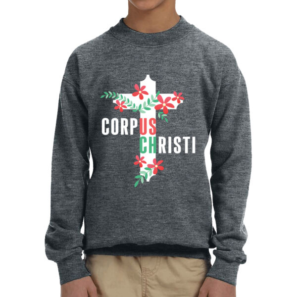 Corpus Christi - Unisex  Youth Fleece Crew Sweatshirt  Thumbnail