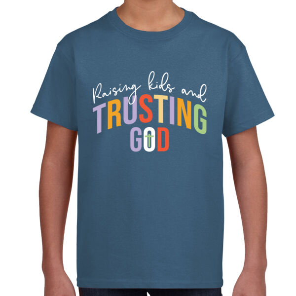 Raising Kids and Trusting God - Unisex Youth T -Shirt Thumbnail