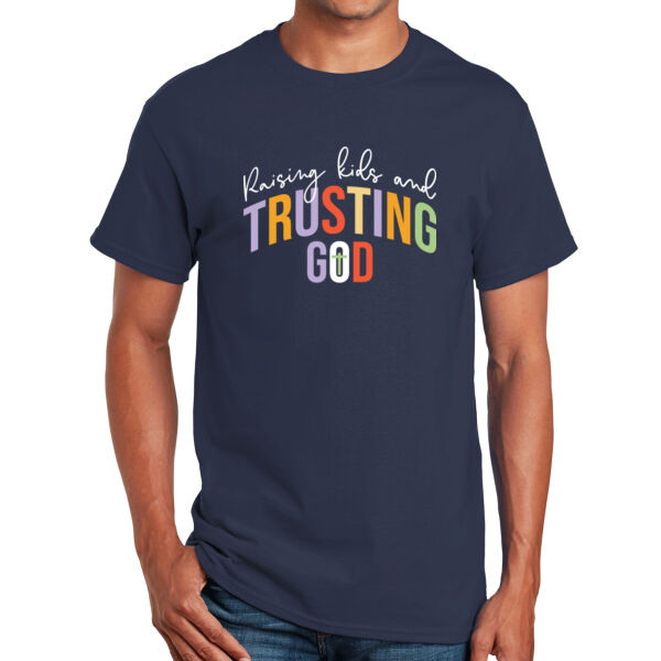 Raising Kids and Trusting God - Unisex Adult T-Shirt Thumbnail