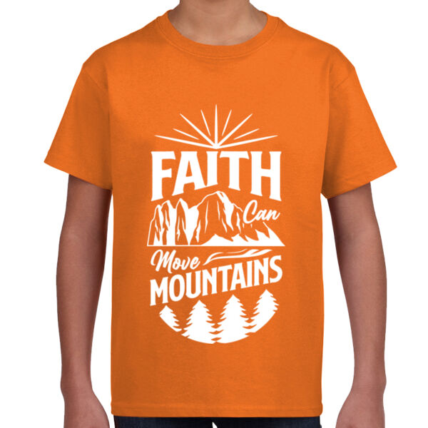Faith Can Move Mountains - Unisex Youth T -Shirt Thumbnail