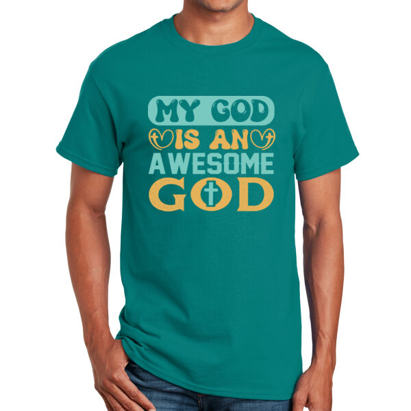 My God Is An Awesome God - Unisex Adult T-Shirt Thumbnail