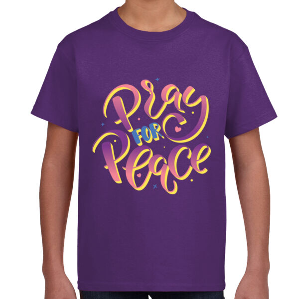 Pray For Peace -  Unisex Youth T -Shirt Thumbnail