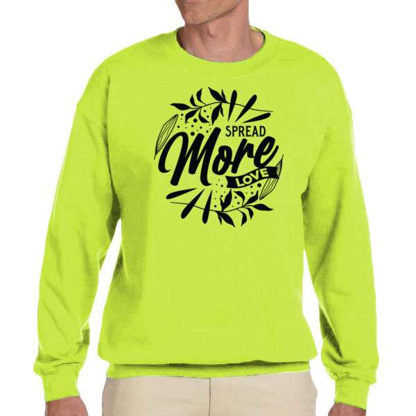 Spred More Love - Unisex Adult Fleece Crew Sweatshirt Thumbnail