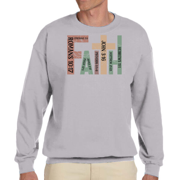 Faith 2 - Unisex Adult Fleece Crew Sweatshirt Thumbnail