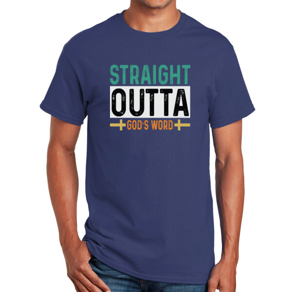 Straight Outta Of God's Word- Unisex Adult T-Shirt Thumbnail