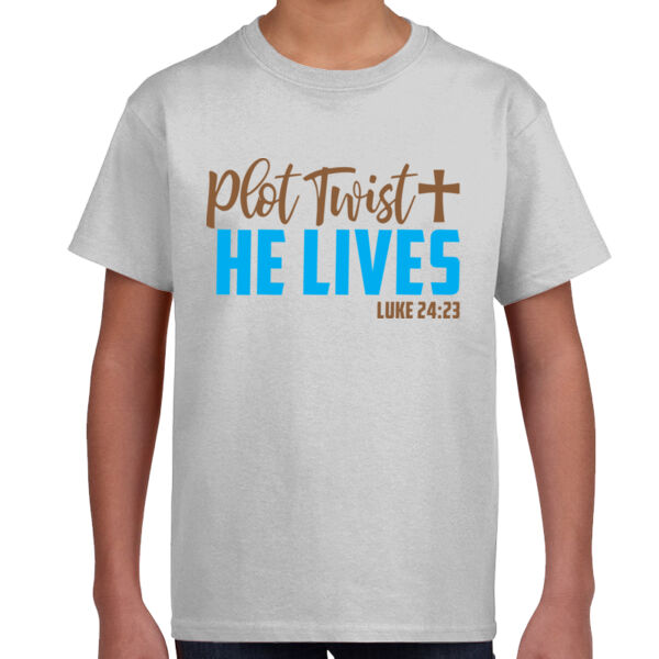 Plot Twist He Lives - Unisex Youth T-Shirt Thumbnail