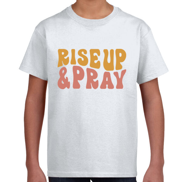 Rise Up And Pray   - Unisex Youth T -Shirt Thumbnail