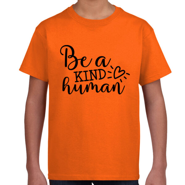 Be a Kind Human  - Unisex Youth T -Shirt Thumbnail